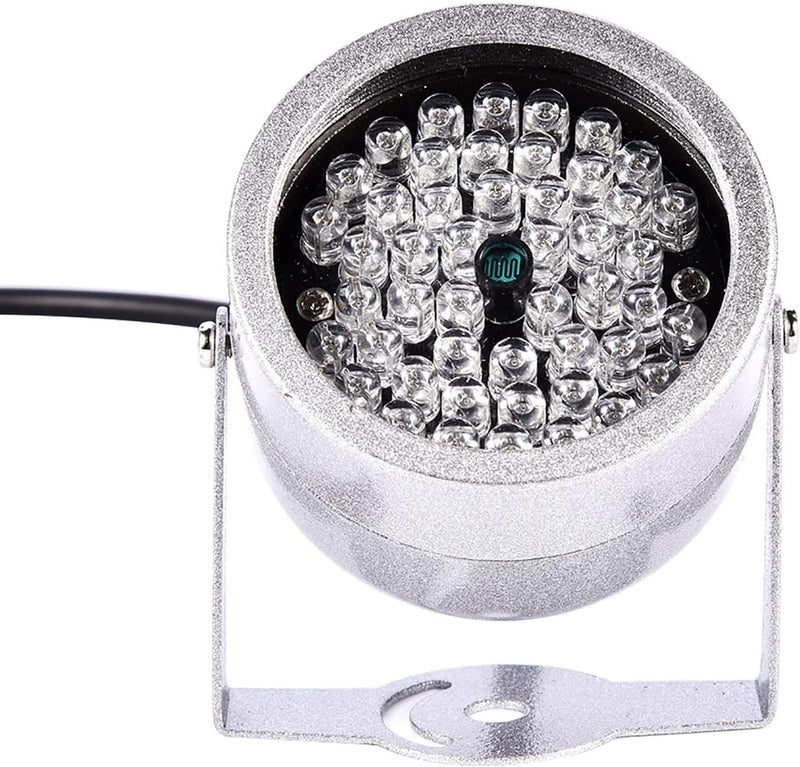 POCREATION Camera IR Lights Waterproof, 48 LED IR Illuminators Ir Lights Infrared Night Vision for Security CCTV Camera - Image 1